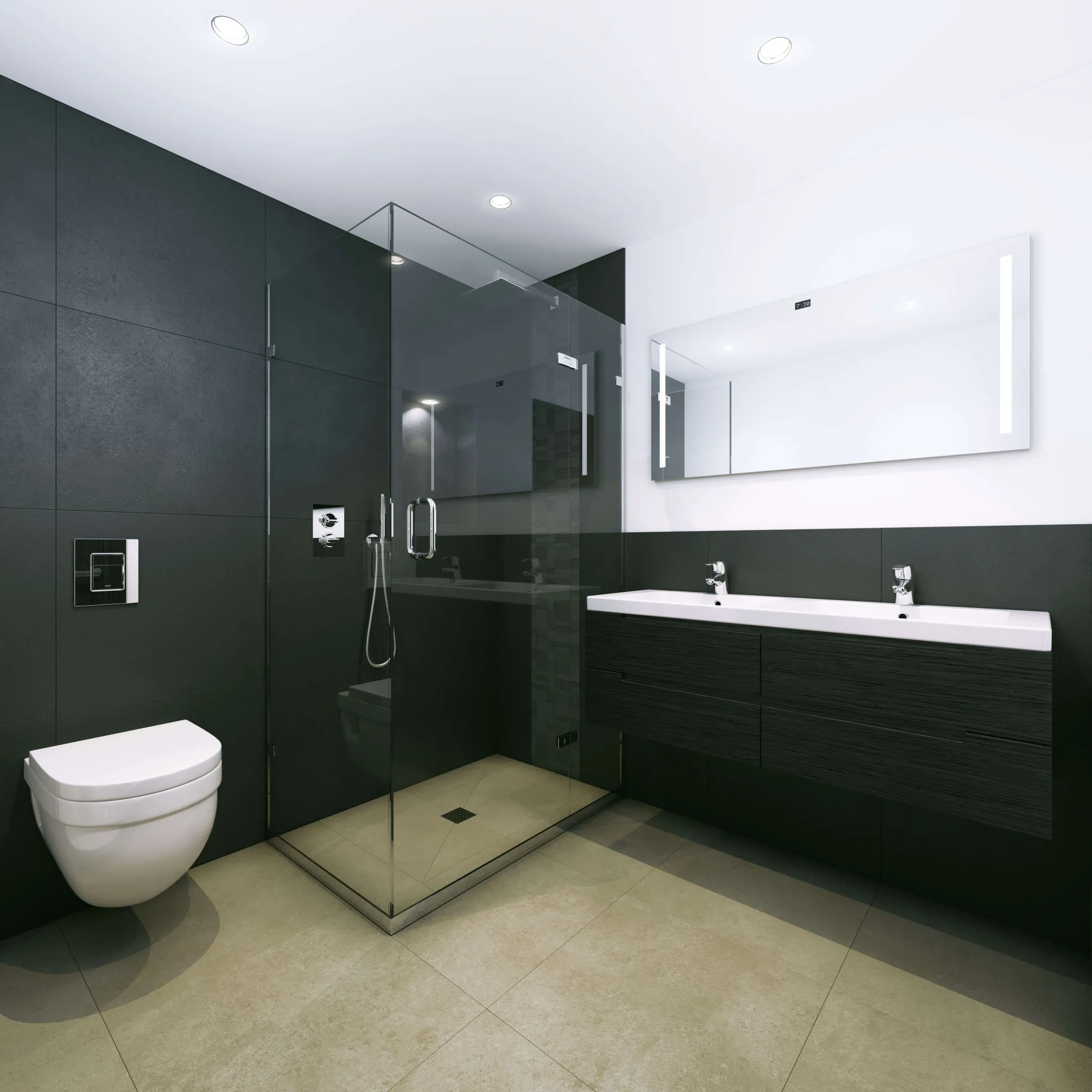 bathroom – Bathroom furniture set 55 3ds Max