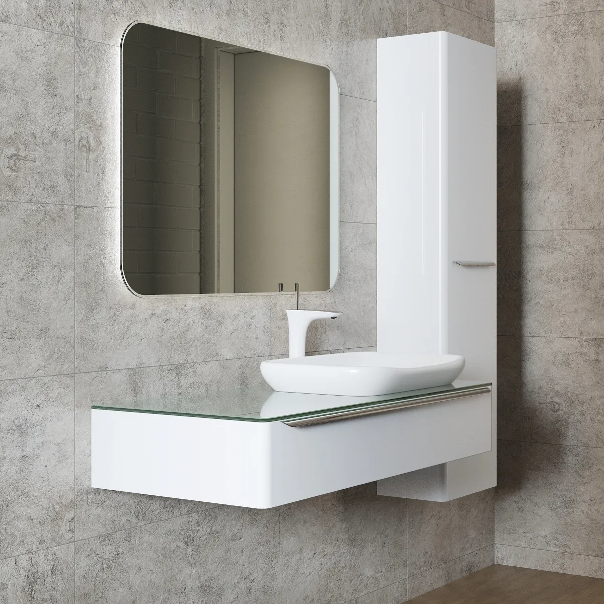 bathroom – Bathroom furniture set 56 3ds Max