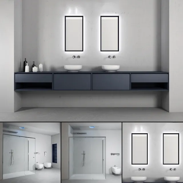 bathroom – Bathroom furniture set Panta Rel 2 3ds Max