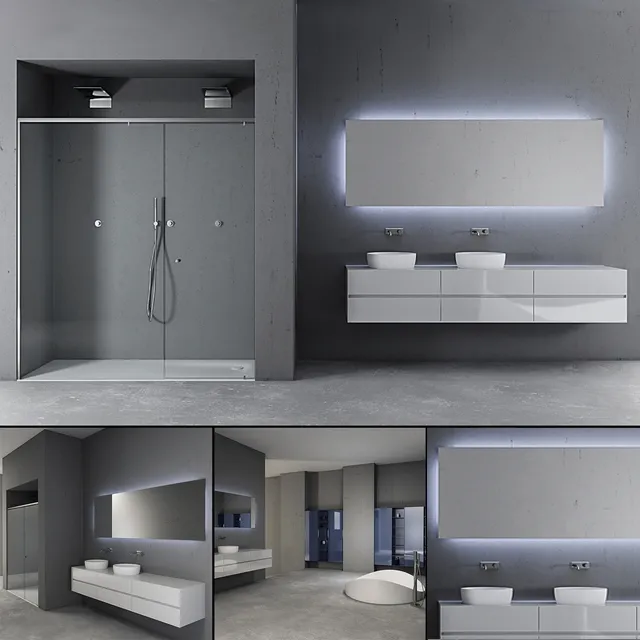 bathroom – Bathroom furniture set Panta Rel 5 3ds Max