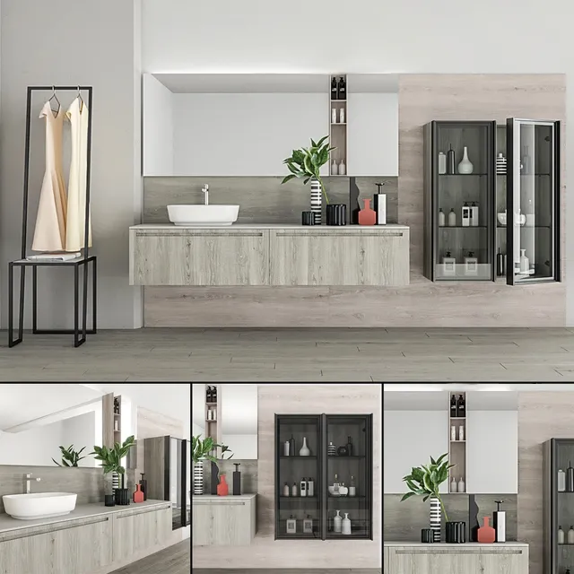 bathroom – Bathroom furniture set Rush 3ds Max