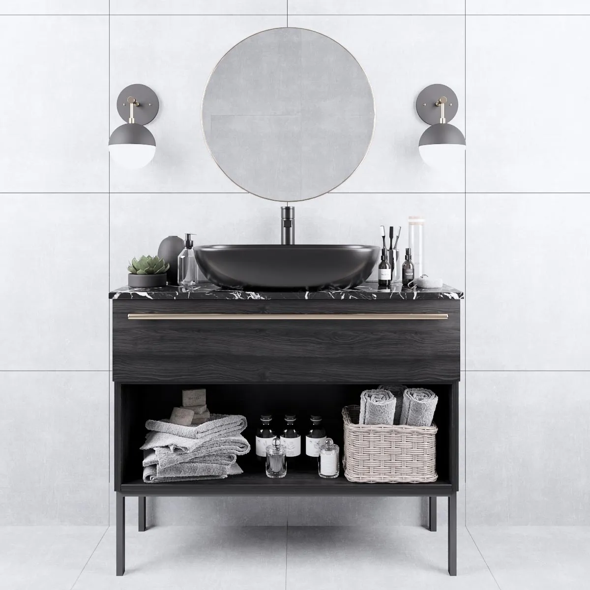 bathroom – Bathroom set 1 3ds Max