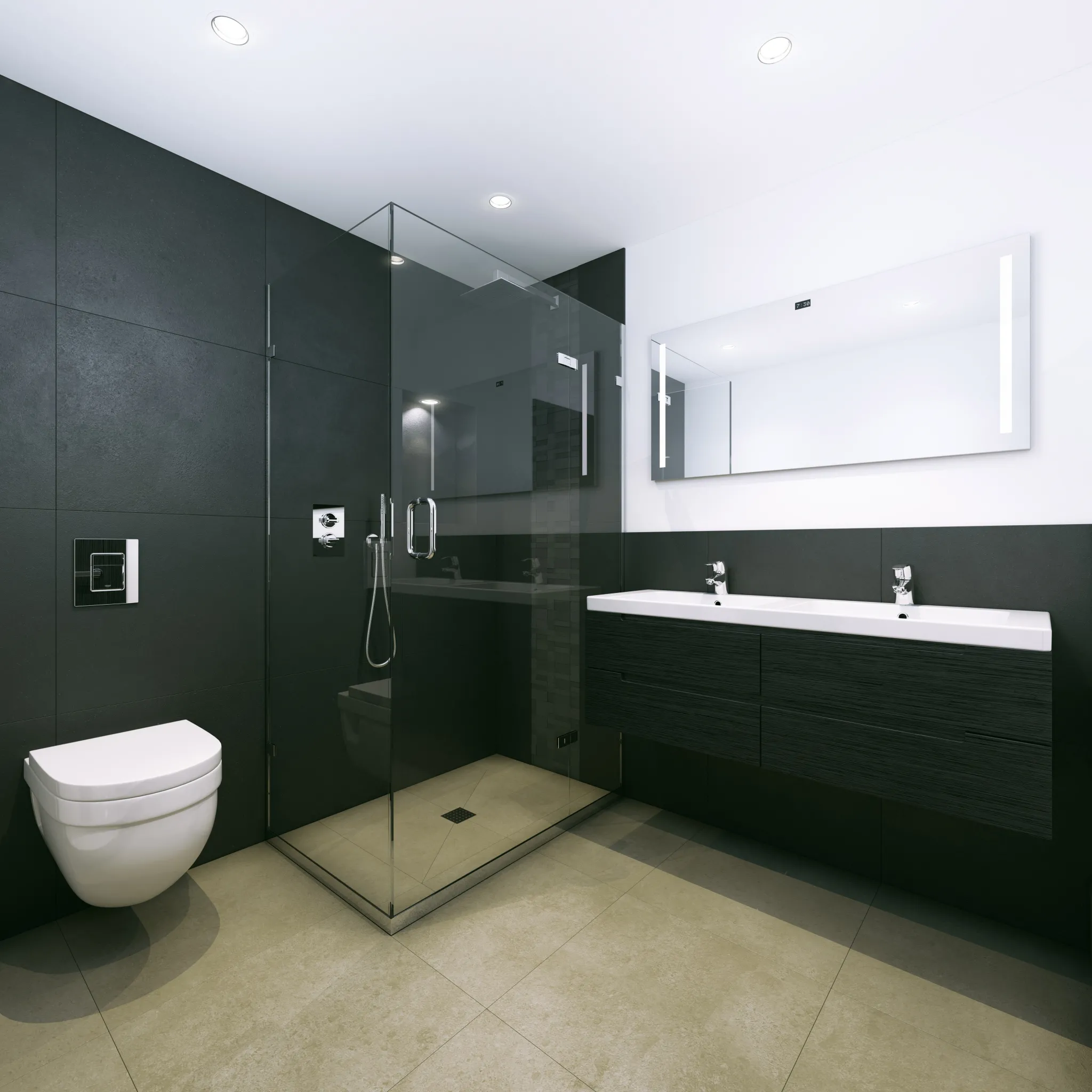 bathroom – Bathroom set Berloni Form 041 3ds Max