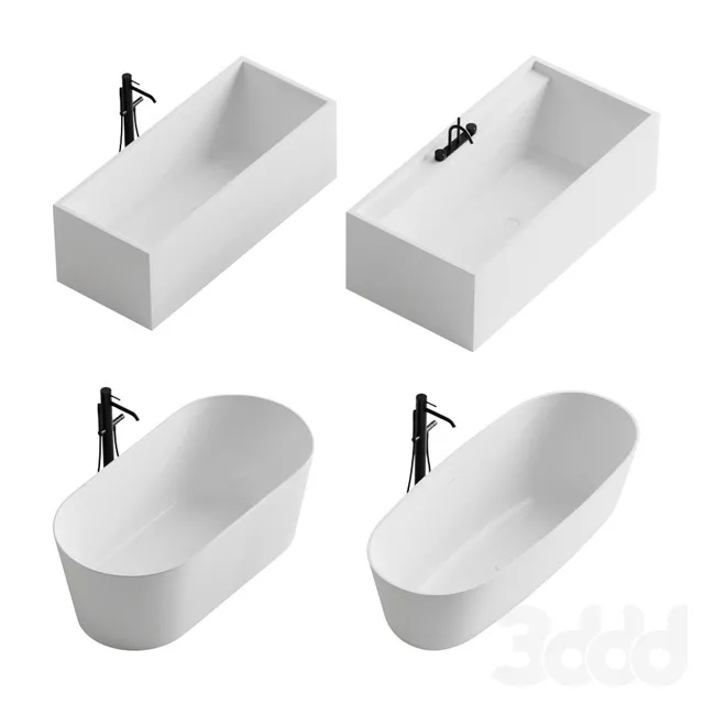 BATHROOM – BATHTUB – 3D MODELS – 3DS MAX – FREE DOWNLOAD – 2287