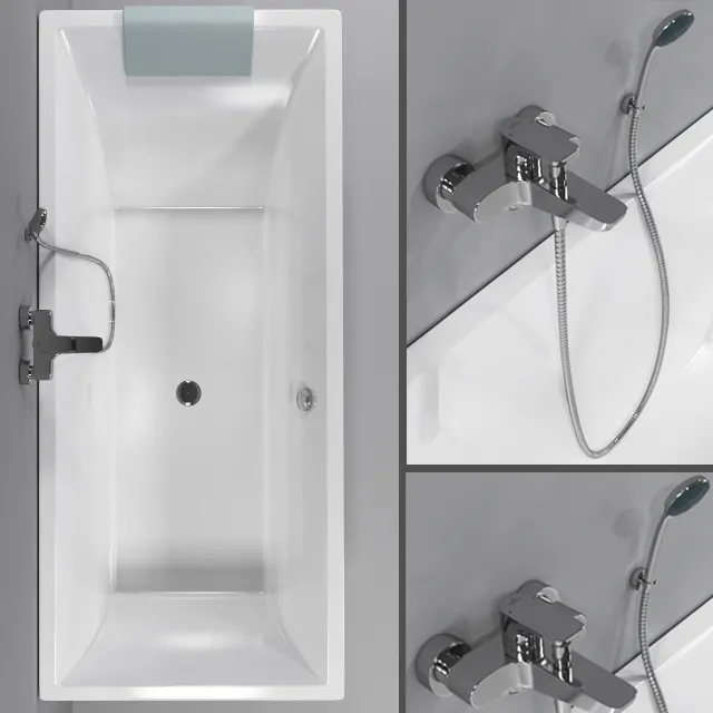 bathroom – Bathtub Villeroy 79 3ds Max
