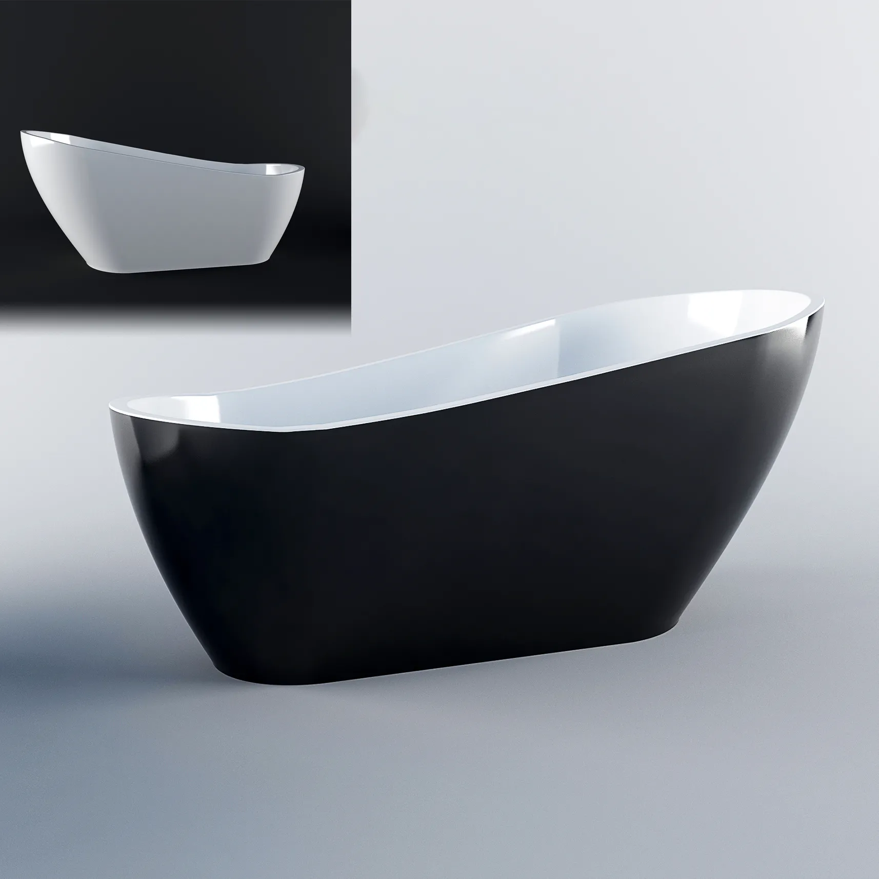 bathroom – Bathtub Villeroy 91 3ds Max