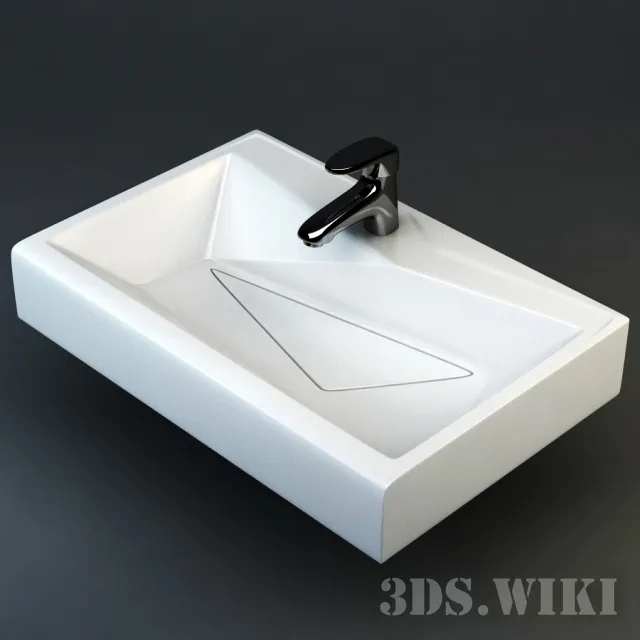 bathroom – Beautiful modern sink 3ds Max