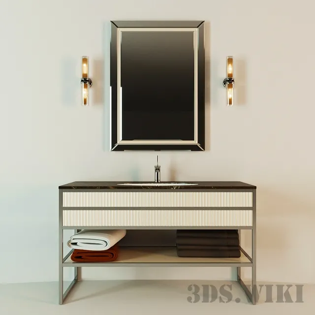 bathroom – Cabinet Oasis Prestige series 3ds Max