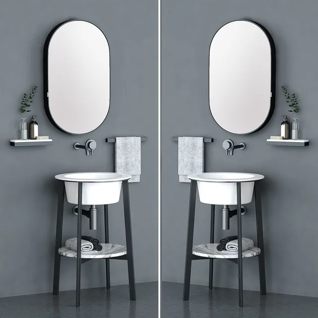 bathroom – Catino Tondo By Ceramica Cielo 3ds Max