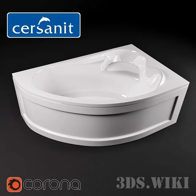 bathroom – Cersanit bath KALIOPE 3ds Max