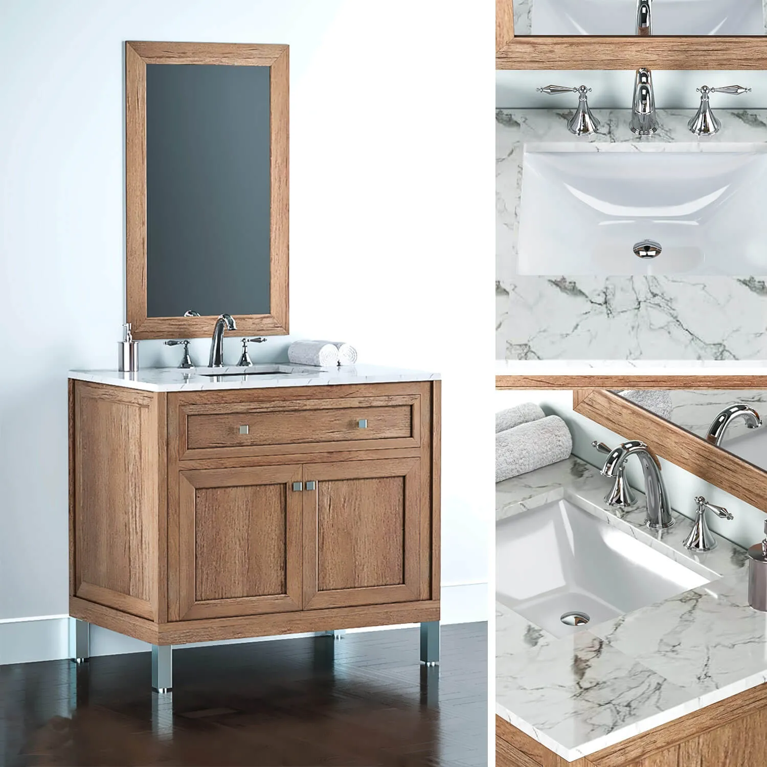 bathroom – Chicago Series – bathroom set 3ds Max