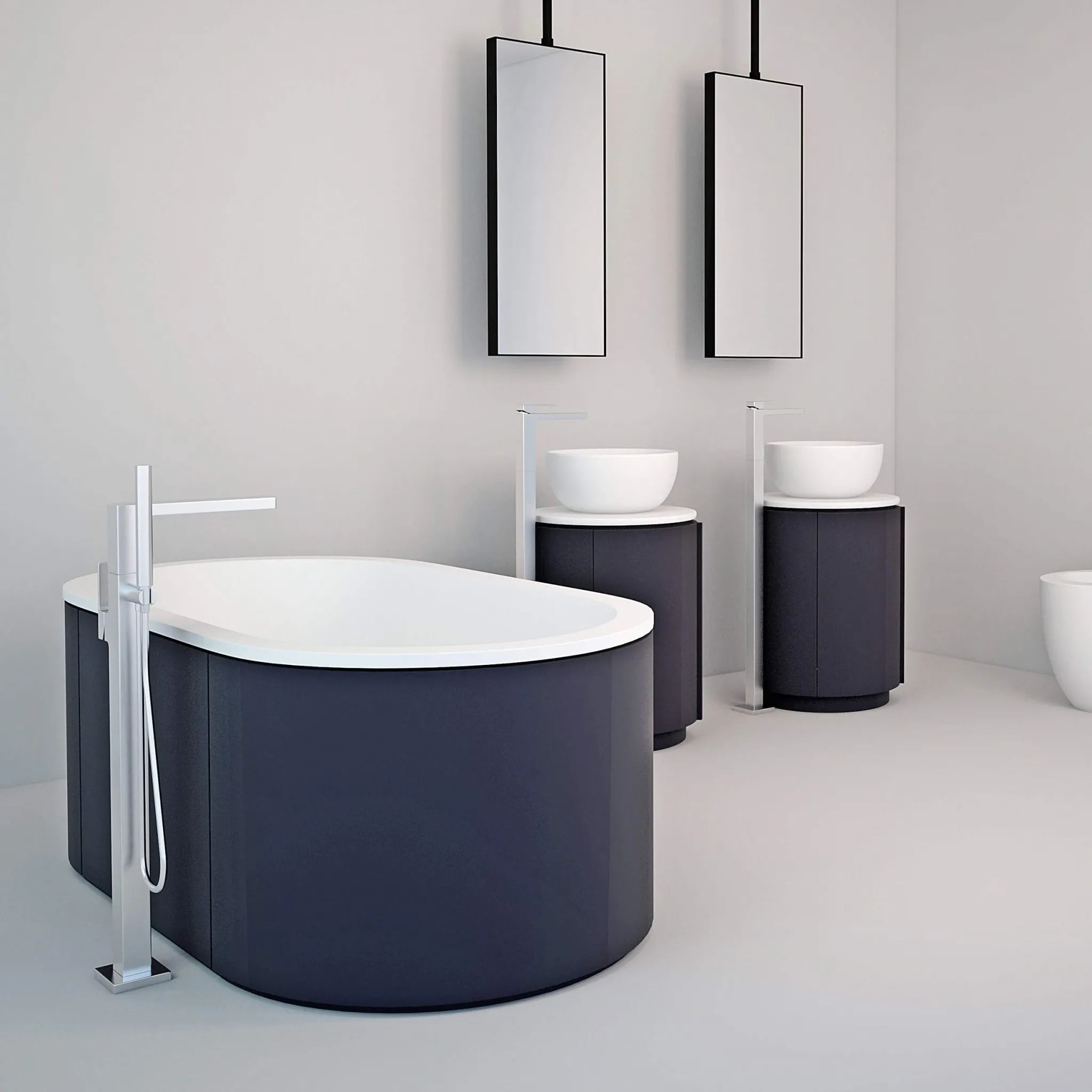 bathroom – Cielo collection Arcadia + Fantini collection Mint 3ds Max