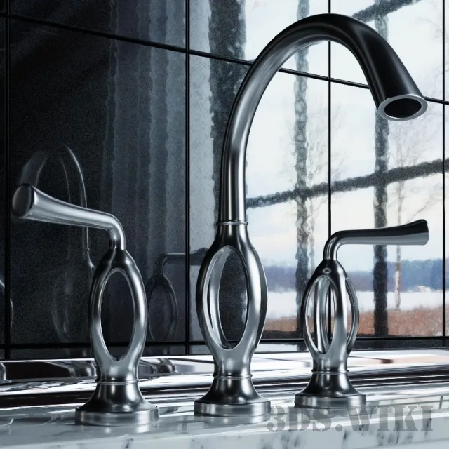 bathroom – Classic mixer in modern style 3ds Max