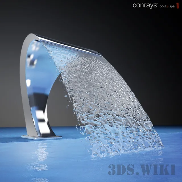 bathroom – Cobra Pool Waterfall (Cobra500) – Conrays 3ds Max