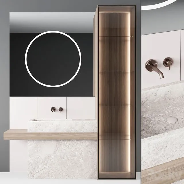 Bathroom console №7 3dsMax Model
