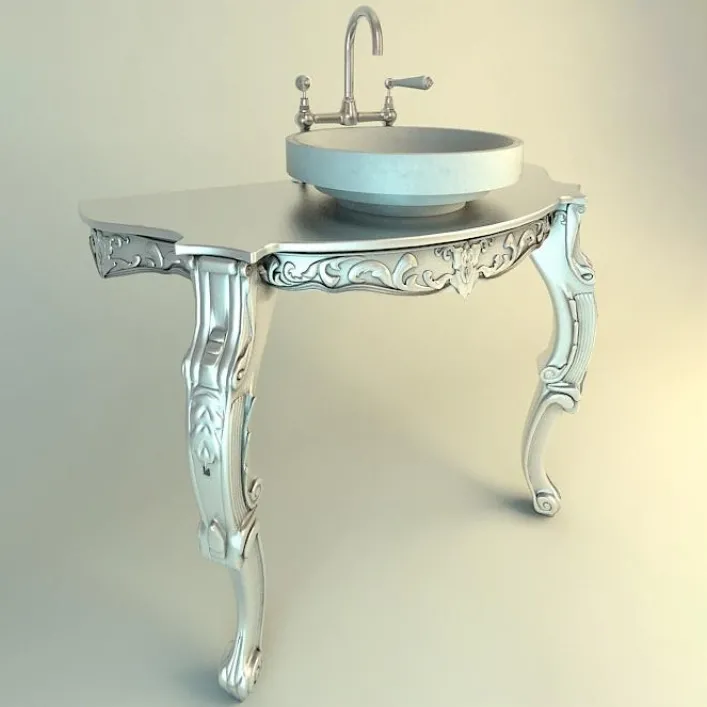 bathroom – Console Vanity 3ds Max
