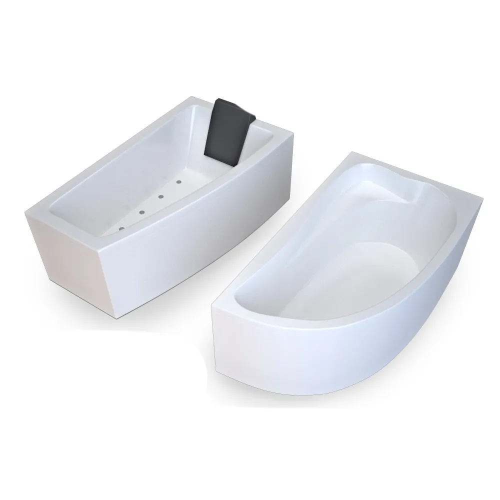 bathroom – Corner bath and Calando Treesse 3ds Max