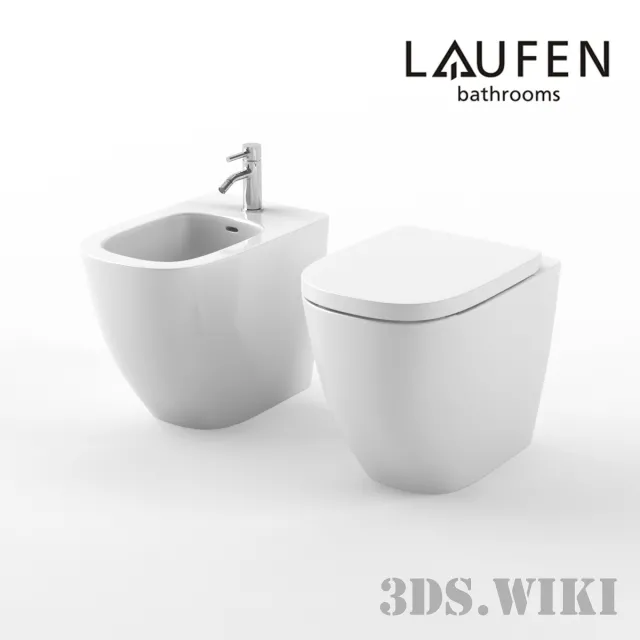 bathroom – Унитаз и Биде Laufen Palomba Floorstanding 3ds Max