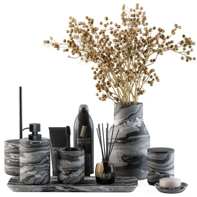 Bathroom Decor Set 11 3dsMax Model