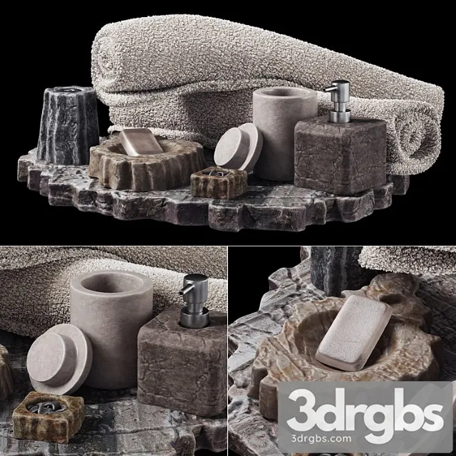 Bathroom Decor Stone Soap Dish 3dsmax Download