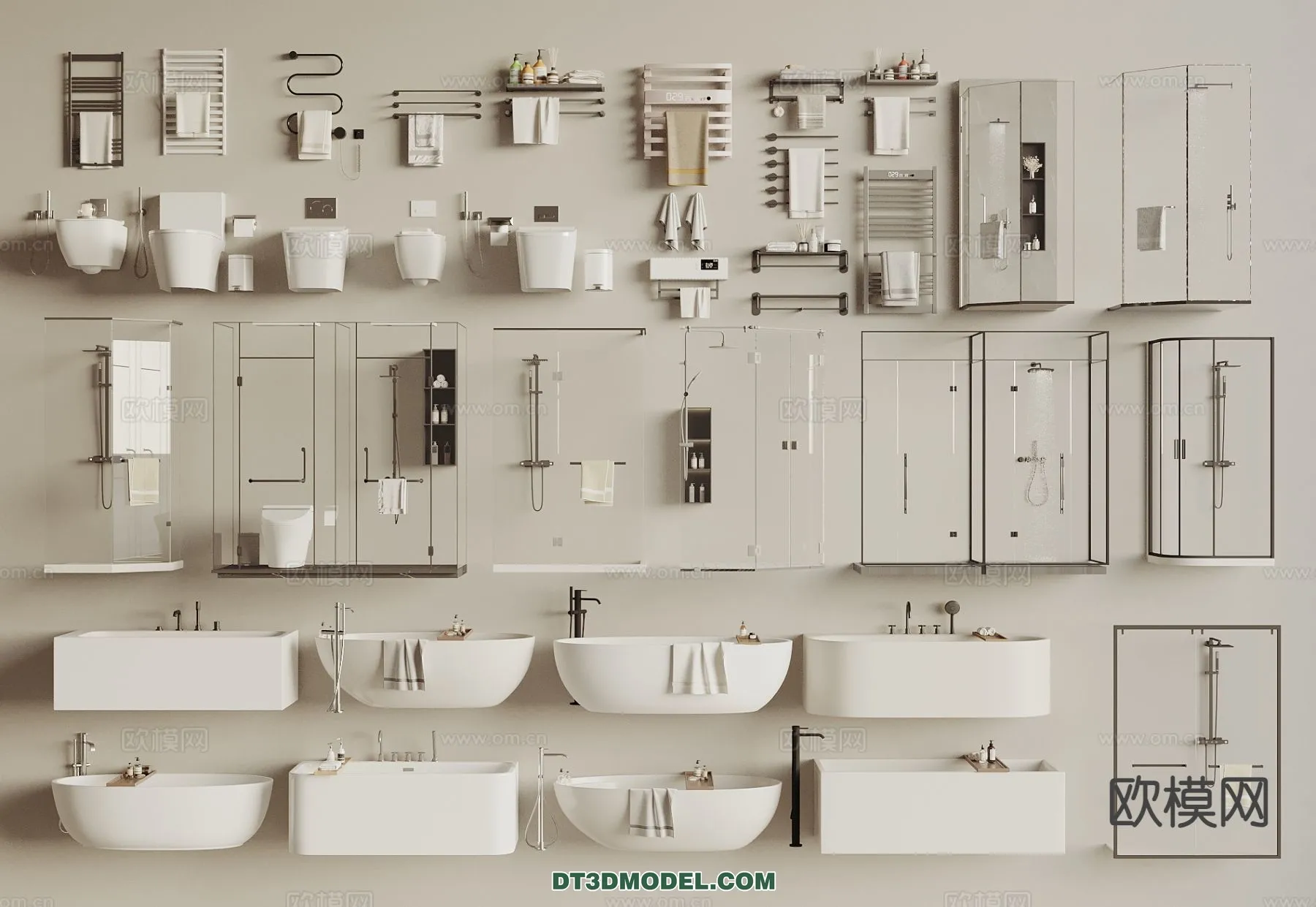 Bathroom Decoration 3D Models For Free Download – 3dsky – 020 – VRAY Render