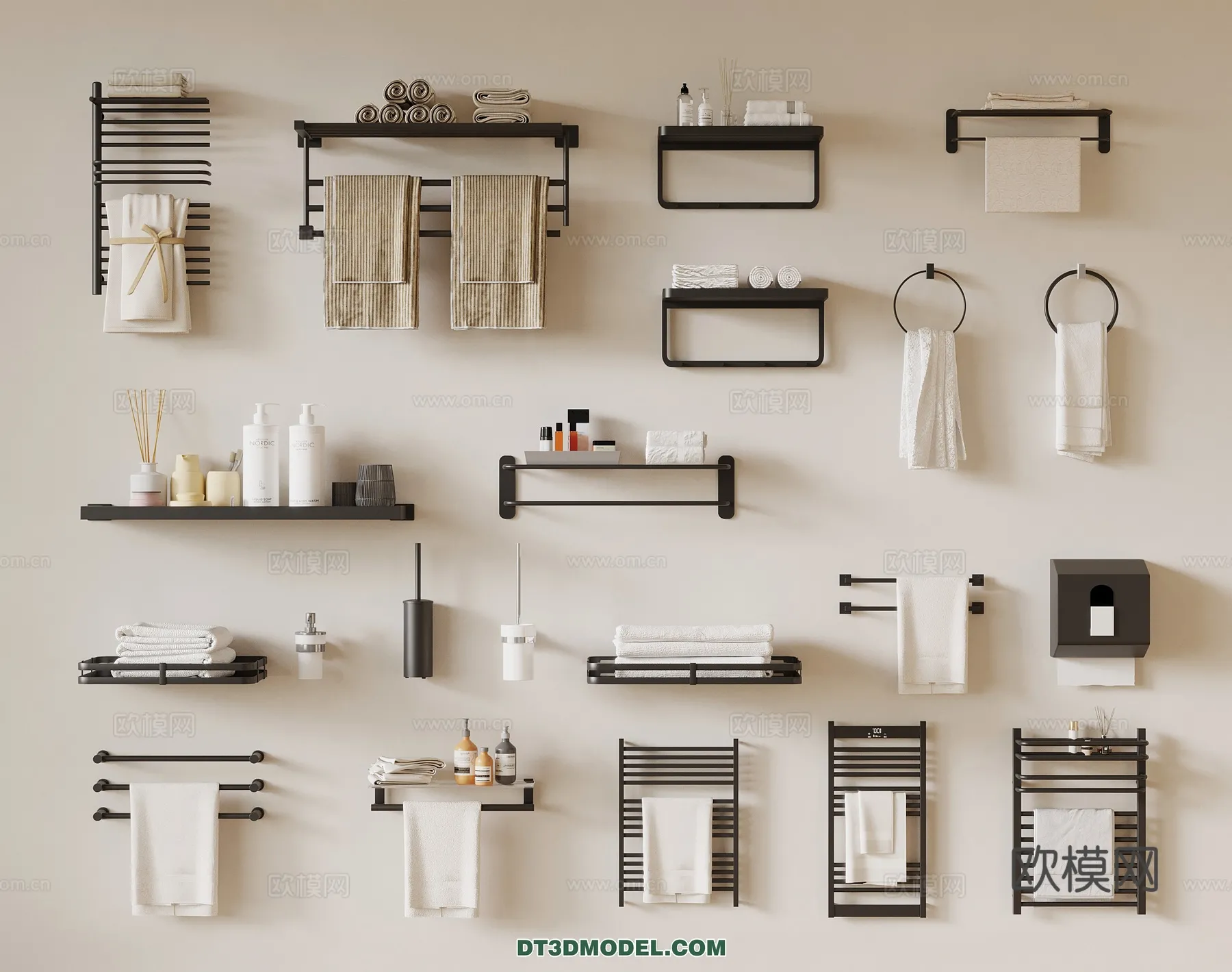 Bathroom Decoration 3D Models For Free Download – 3dsky – 046 – VRAY Render