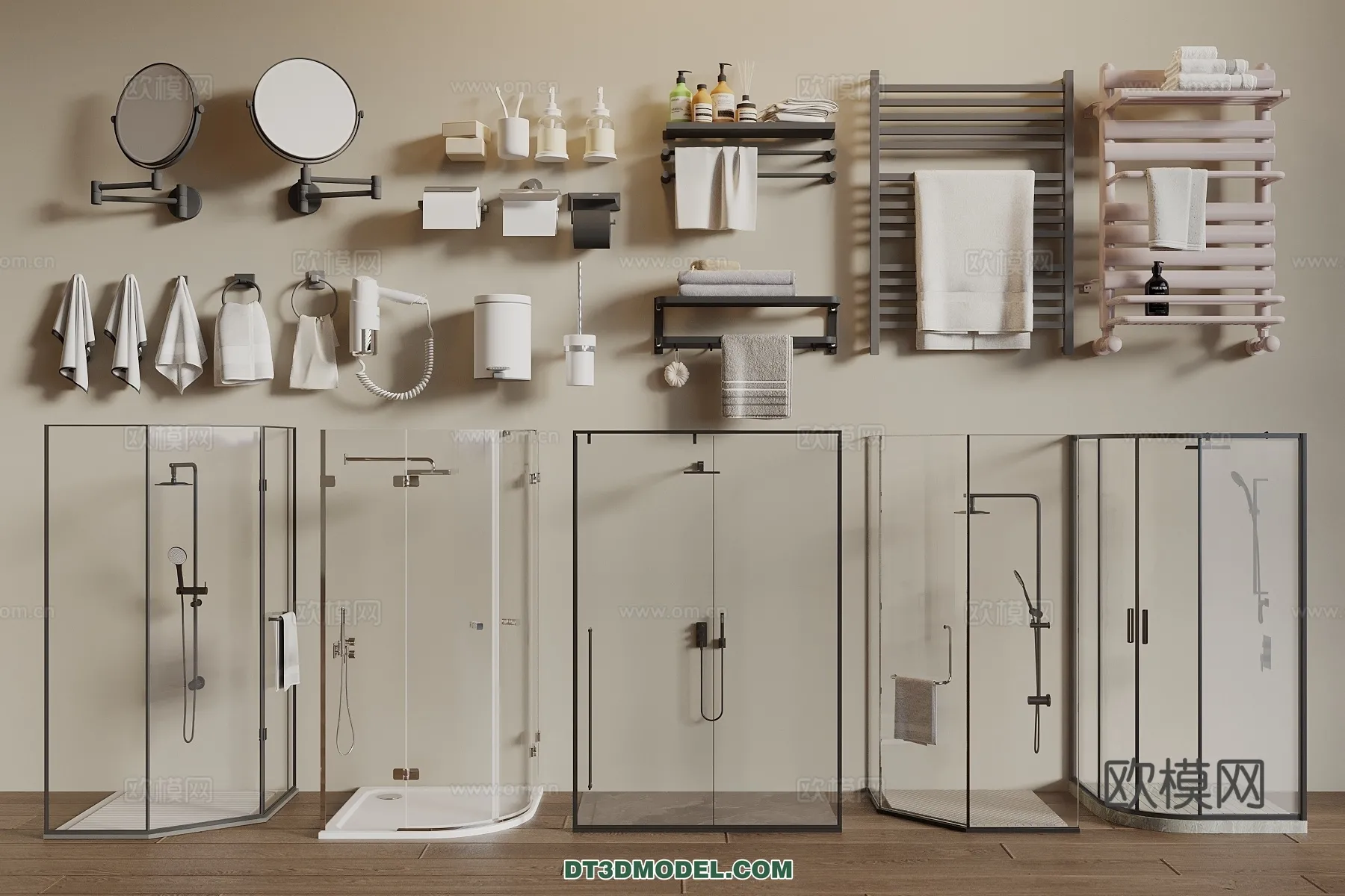 Bathroom Decoration 3D Models For Free Download – 3dsky – 048 – VRAY Render