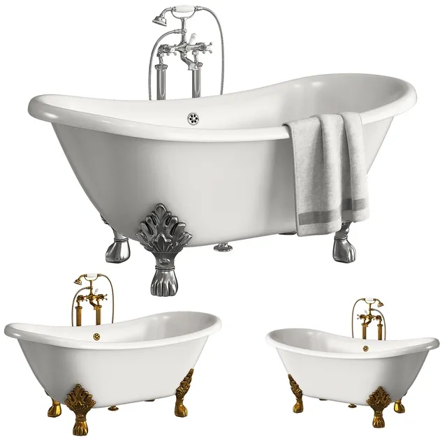 bathroom – Devon and Devon Chérie bath 3ds Max