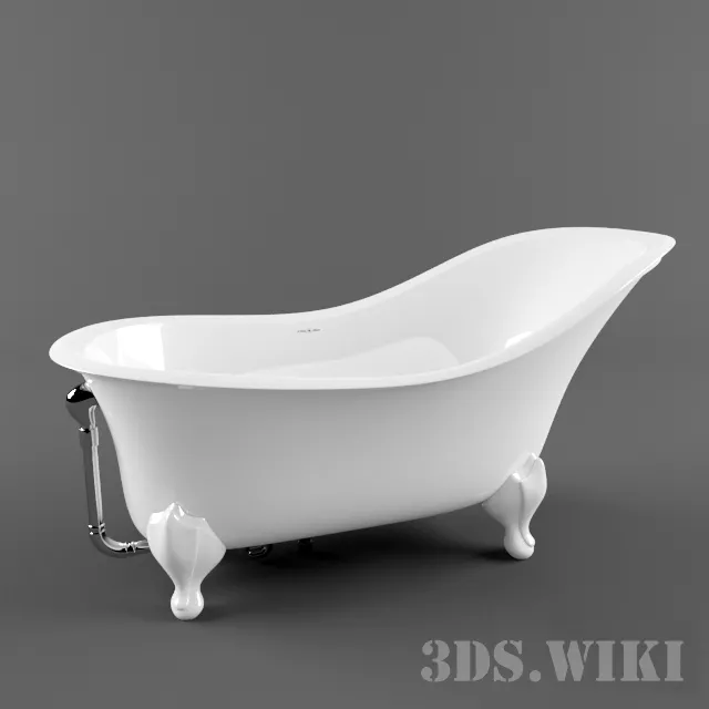 bathroom – Drayton bathtub model 3ds Max