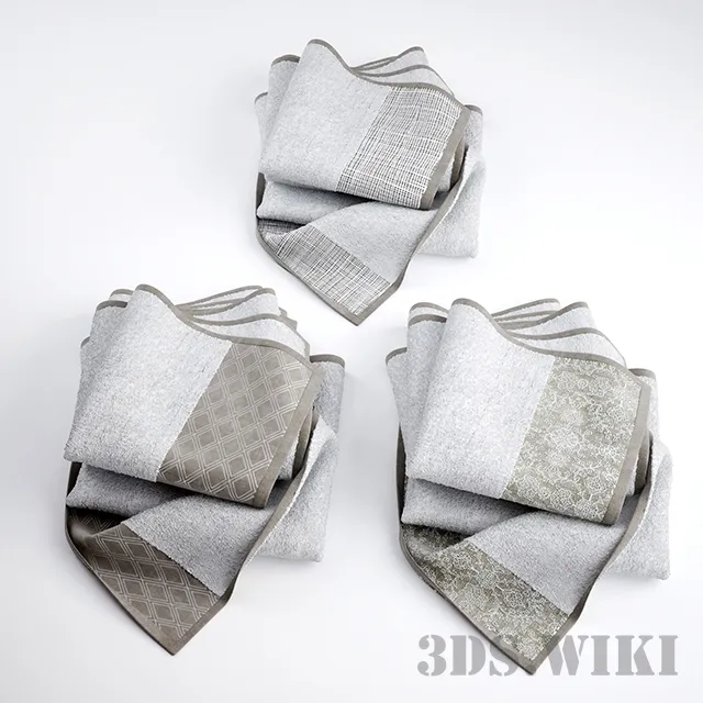 bathroom – Elegant towels 3ds Max