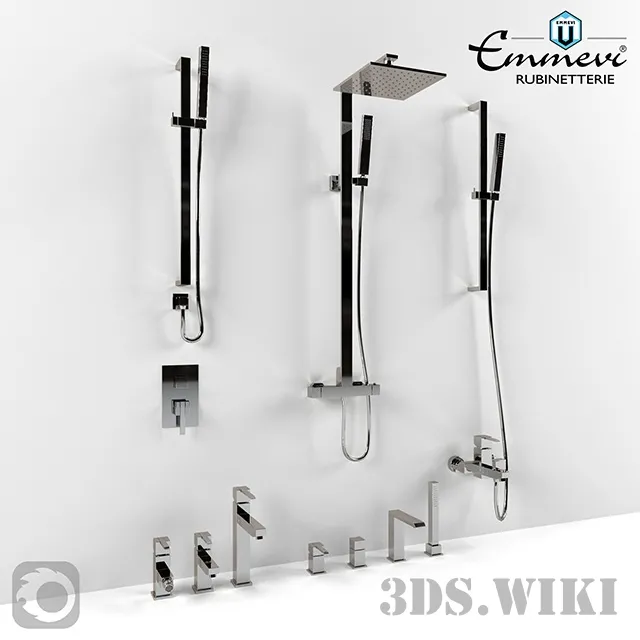bathroom – Emmevi Sicily Mixer Set 3ds Max