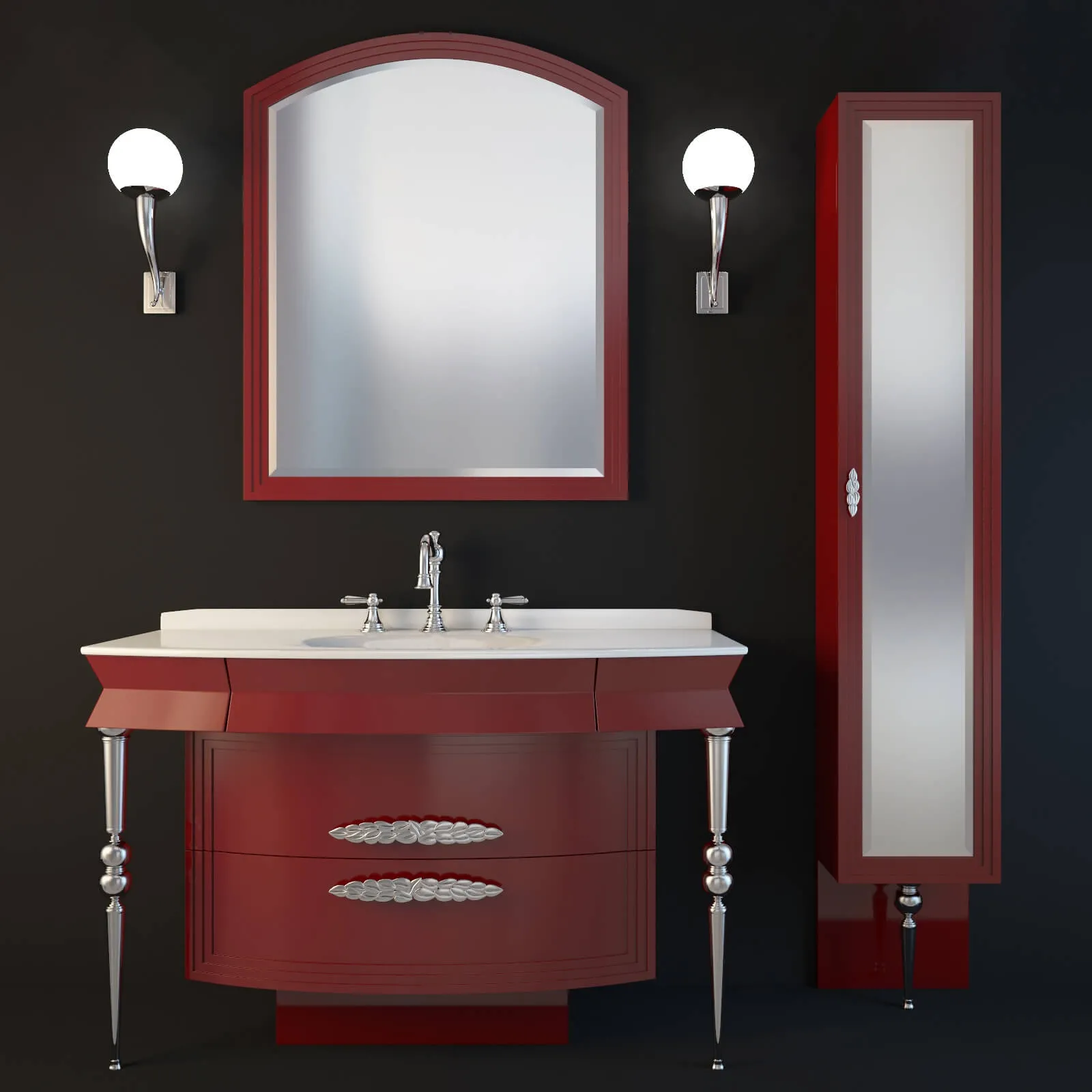 bathroom – Euro design bathroom furniture 3ds Max