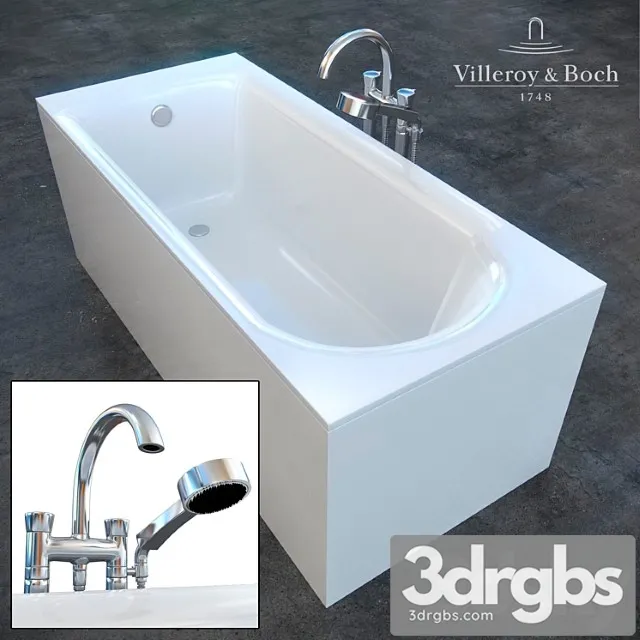 Bathroom Faucet Pavia La Fleur Villeroy Boch 3dsmax Download