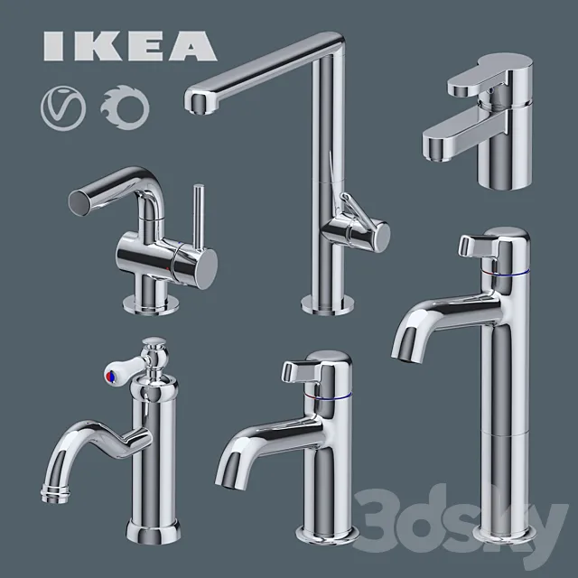 Bathroom Faucets IKEA 3DSMax File