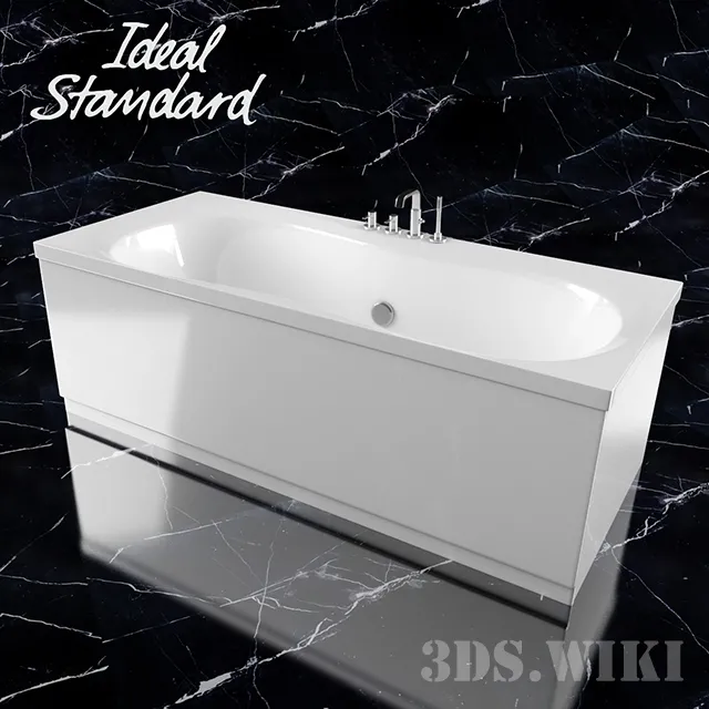 bathroom – Freestanding bathtub Ideal STANDARD AQUA Duo 3ds Max