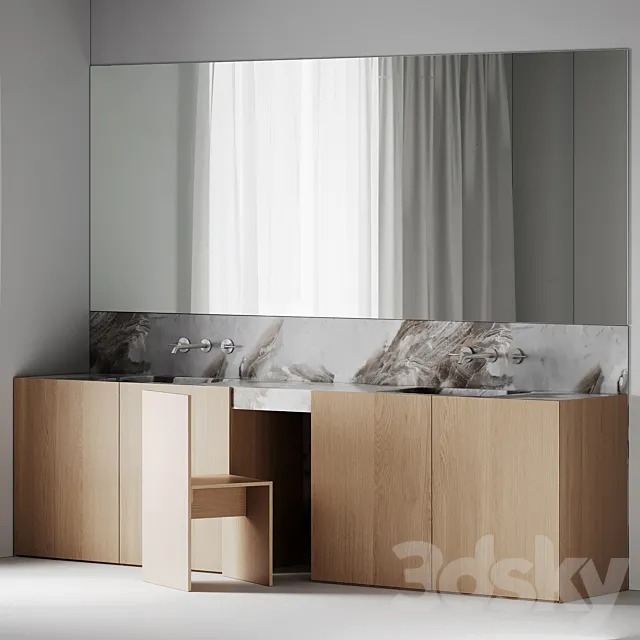 Bathroom Furniture 002 3ds Max