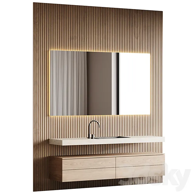 Bathroom Furniture 01 3dsMax Model