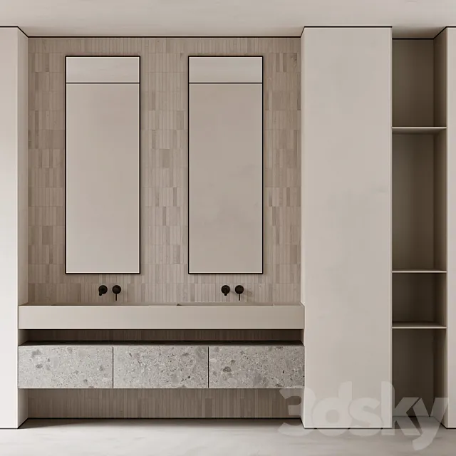 Bathroom furniture 03 3ds Max