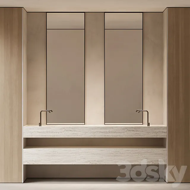 Bathroom furniture 04 3ds Max