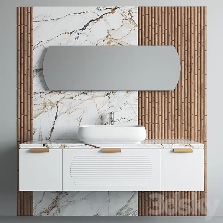 Bathroom furniture 06 3DS Max Model