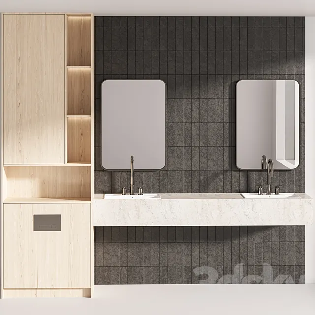 Bathroom Furniture 08 3DS Max Model