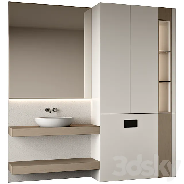 Bathroom Furniture 09 3dsMax Model