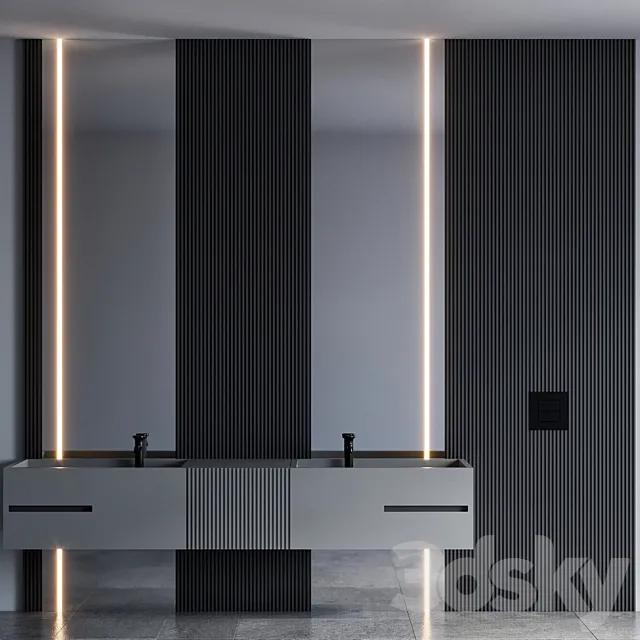 bathroom furniture 105 3ds Max