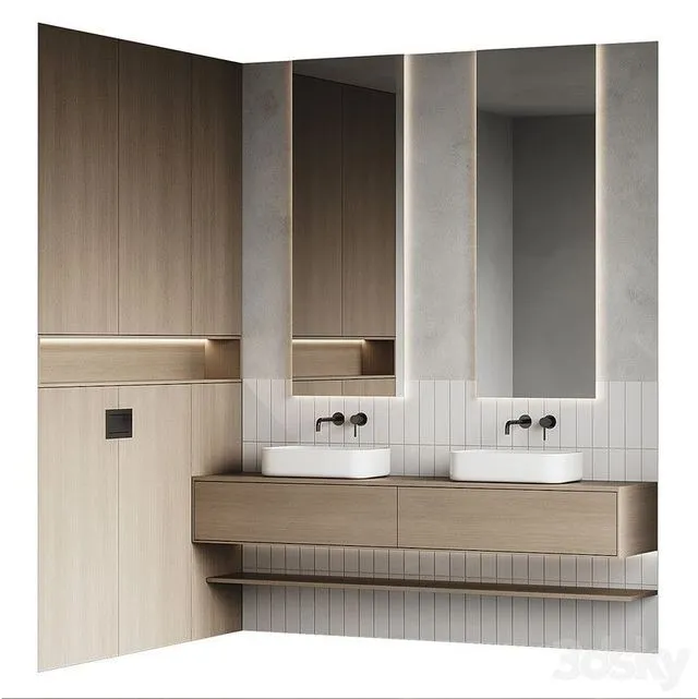Bathroom furniture 109 3dsMax Model
