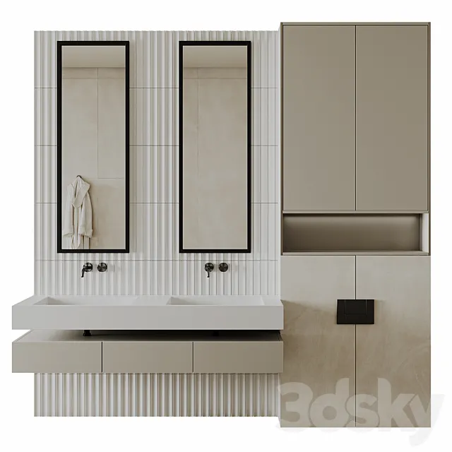 Bathroom furniture 2 3ds Max