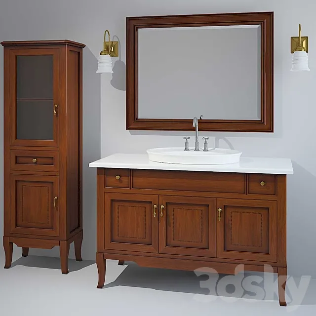 bathroom furniture 3ds Max