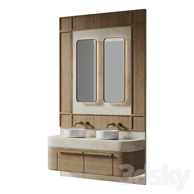 Bathroom furniture 3ds Max