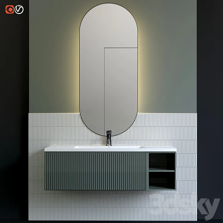 bathroom furniture 3DS Max Model