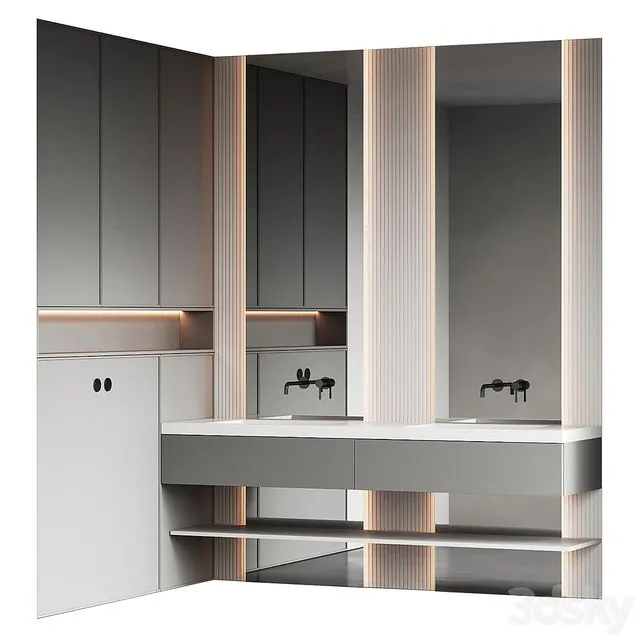 Bathroom furniture 42 3dsMax Model