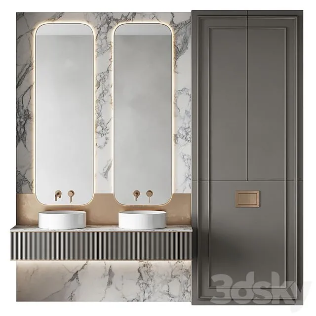 Bathroom furniture 44 3dsMax Model